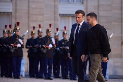 President Zelenskyy met with President Macron in Paris