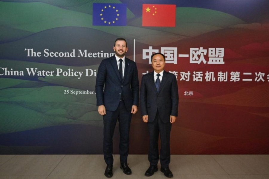 Commissioner Sinkevičius co-chairs the 2nd meeting of the China-EU Water Policy Dialogue
