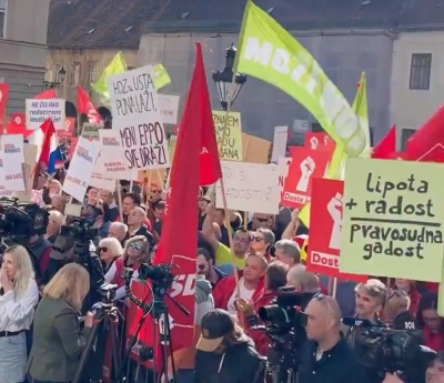Corruption in Croatia: Thousands Rally Demanding Prompt Elections