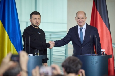 President Zelenskyy meets Federal Chancellor Scholz in Germany