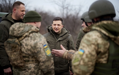 Ukraine’s armed forces ready to fight off any Russian attack says Zelensky