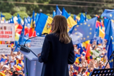 President Metsola: Moldova is not alone! Europa este Moldova!
