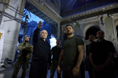 President President inspects damage to Odesa’s Spaso-Preobrazhensky Cathedral after Russian shelling