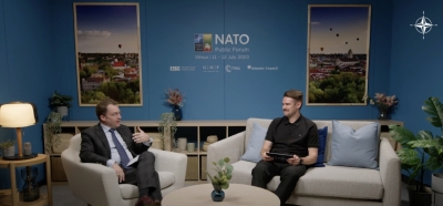 NATO Public Forum: Paul de Miko meets David Cattler