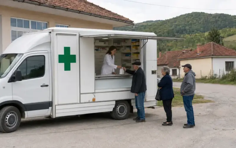 Apoteke na točkovima obilaziće sela u pet okruga na jugu Srbije
