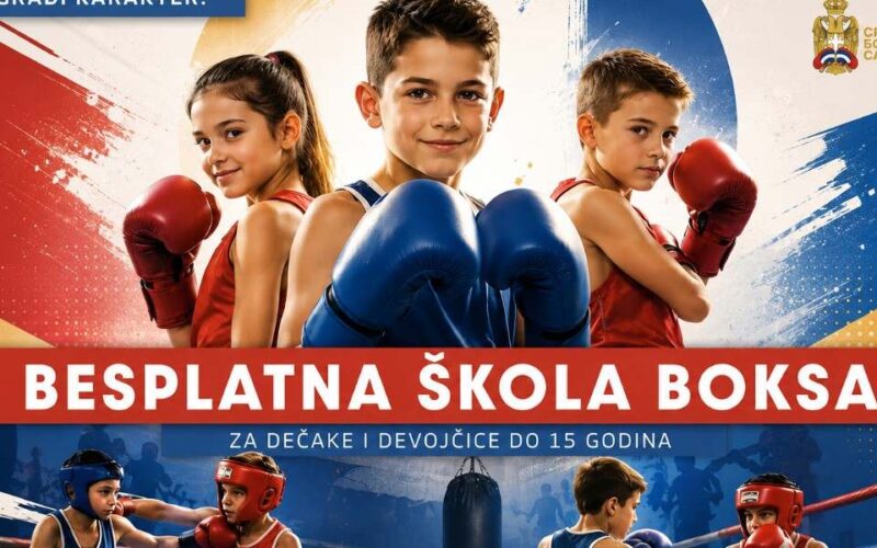 Besplatna škola boksa za decu do 15 godina širom Srbije