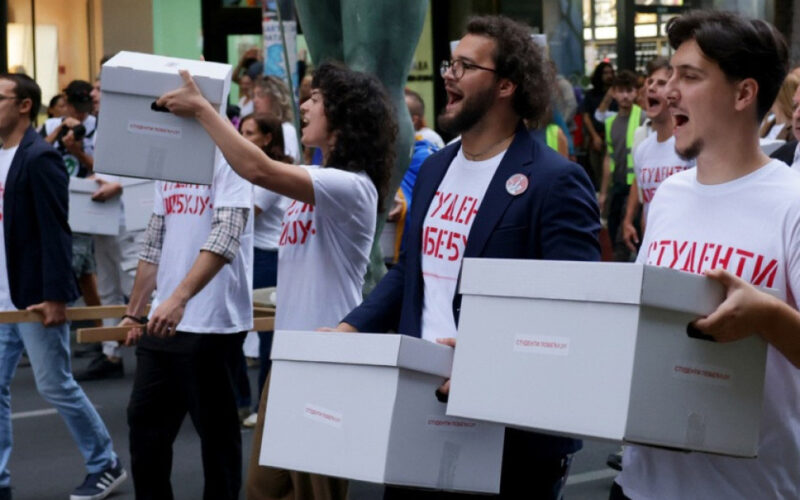 Studenti u blokadi predali RIK-u listu “Studentska lista