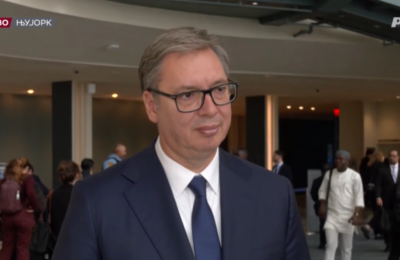 Vučić iz Njujorka o Trampovom govoru i razgovoru sa Kajom Kalas