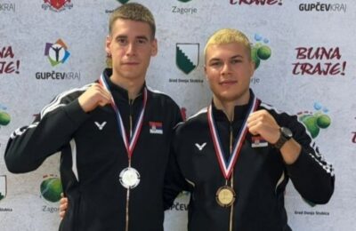 Dve medalje za Srbiju: Badmintonisti uspešni na turniru u Hrvatskoj