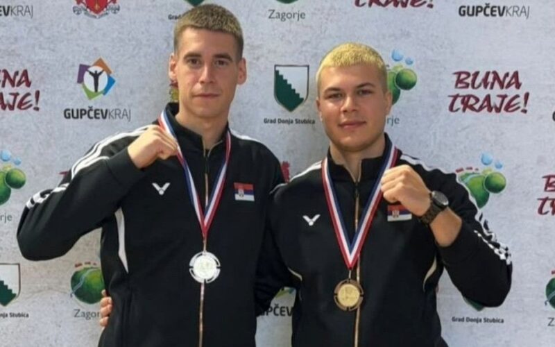 Dve medalje za Srbiju: Badmintonisti uspešni na turniru u Hrvatskoj