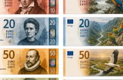 Evro menja izgled: Stare novčanice neće izgubiti vrednost