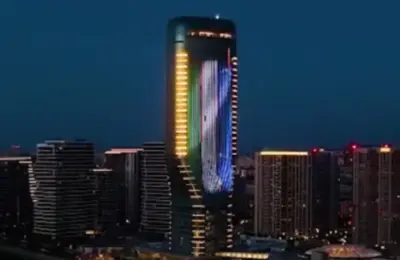 Kula Beograd zasijala u bojama Srbije i Uzbekistana