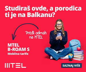 MTEL B-ROAM S za studente u Austriji i na Balkanu