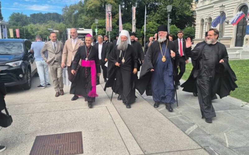 Patrijarh Porfirije u Ljubljani blagoslovio gradnju novih pravoslavnih svetinja