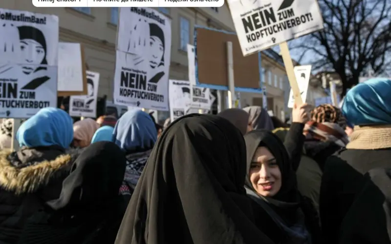 Protesti u Beču: Muslimanske učenice odbile da skinu marame