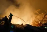 Ruski dronovi udarili na Kijev: Požari buknuli na više lokacija