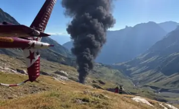 Vatra i gust dim iznad švajcarskih Alpa: Srušio se avion – Troje poginulo