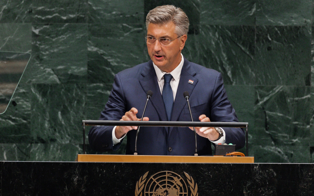 Plenković u govoru pred UN napao Srbiju: Pomenuo sahranu Ratka Mladića i evropski put Beograda