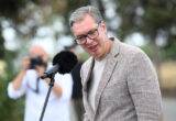 Vučić iz Velikog Gradišta ponovo pozvao na TV duel: „Zašto nećete na debatu?”