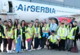 Avionska avantura do Beograda: Air Serbia povela đake sa Kosova i Metohije