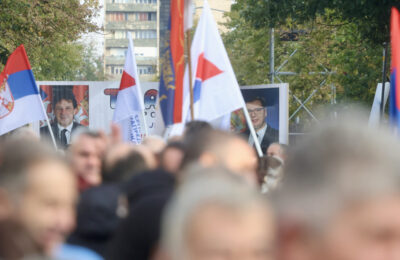 Aleksandar Vučić na skupu u Kruševcu