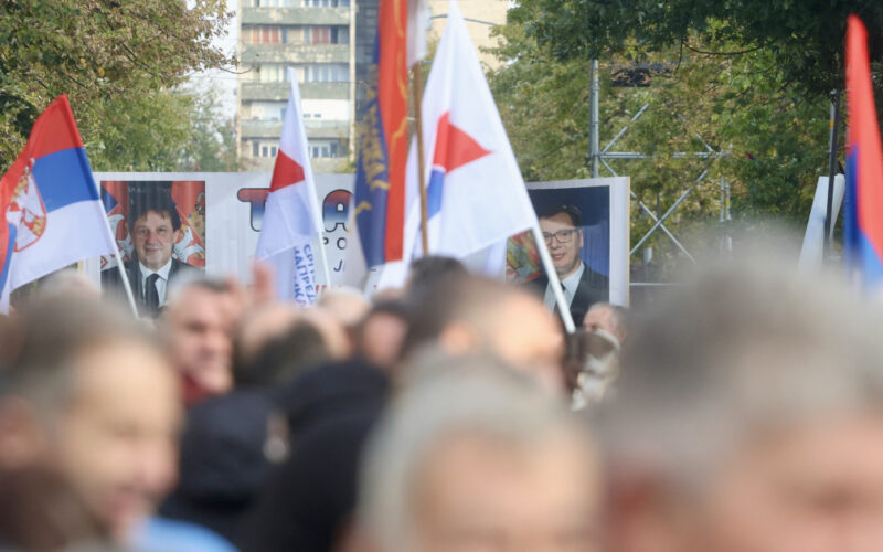 Aleksandar Vučić na skupu u Kruševcu