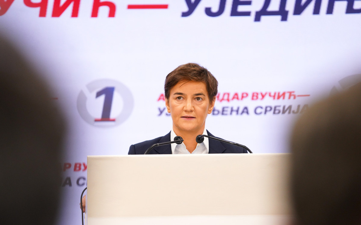 Brnabić: Nismo pobegli,nećemo bežati,  ponosna sam na sve što smo uradili