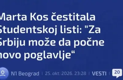 Aleksa Grubešić budući poslanik SNS-a: „Glasali ste za ‘EU nema alternativu’“