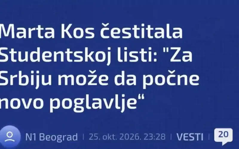 Aleksa Grubešić budući poslanik SNS-a: „Glasali ste za ‘EU nema alternativu’“