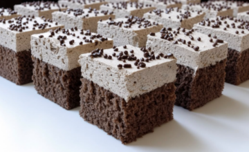 Čokoladne kocke: Sočan kolač s kremastim filom