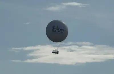 EXPO balon poleteo na Adi: Pogled na Beograd sa 150 metara visine