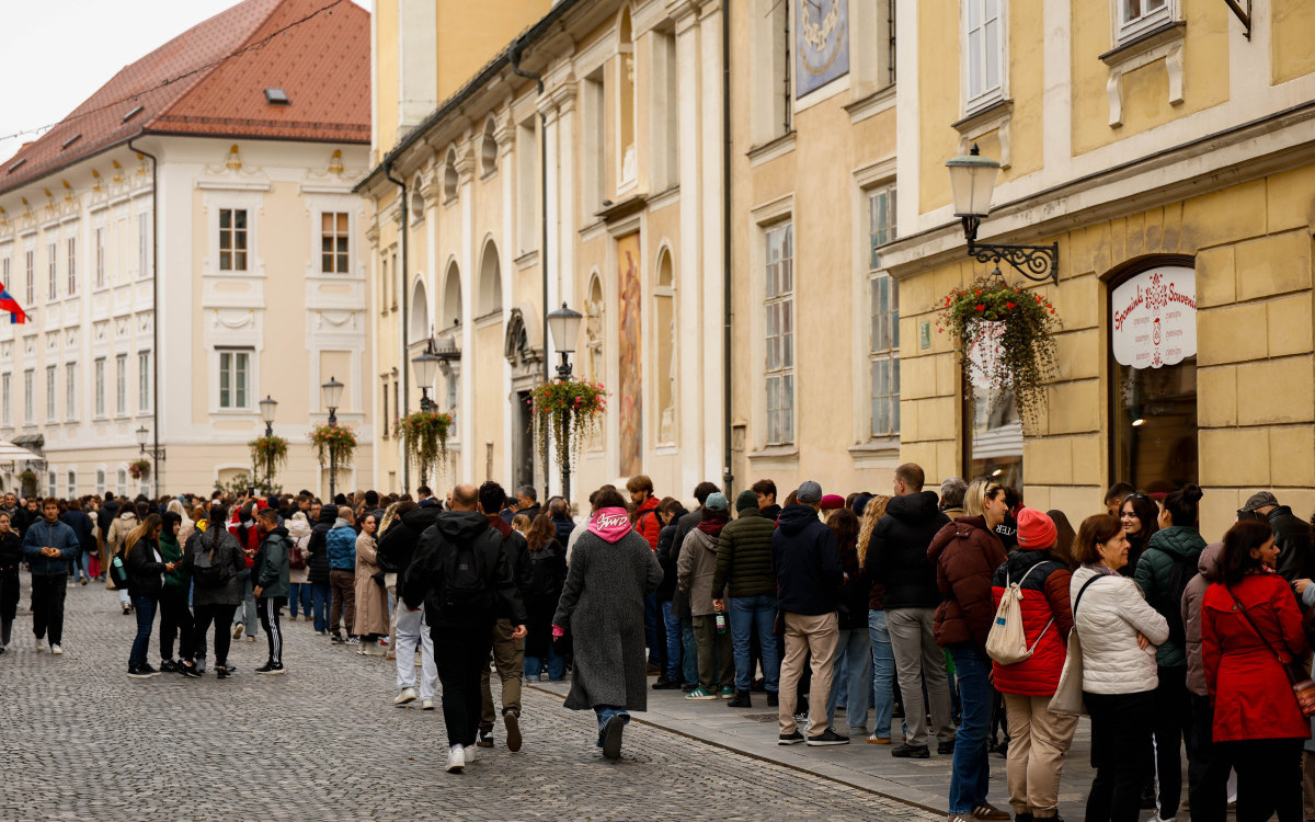 Dugi redovi u Ljubljani: Autobusima na glasanje