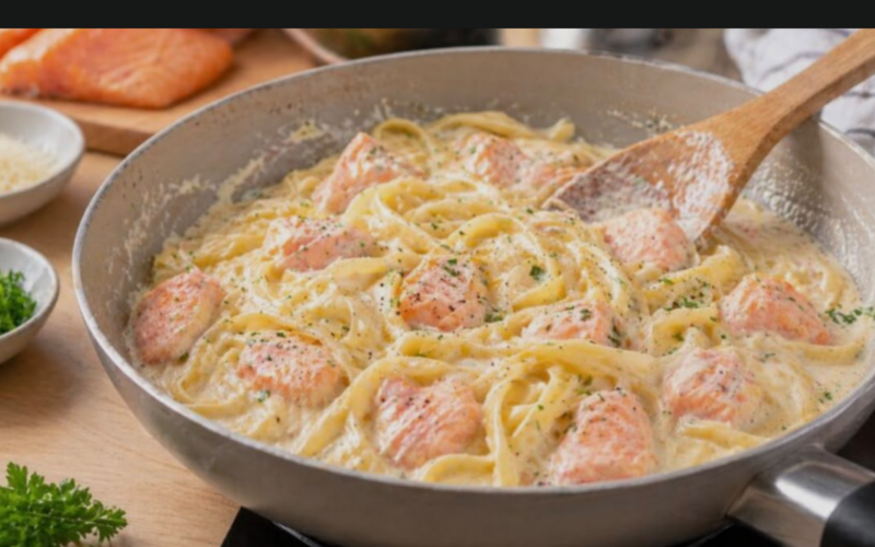 Kremasta pasta sa lososom i pistaćima: Večera za dvoje gotova za samo 30 minuta