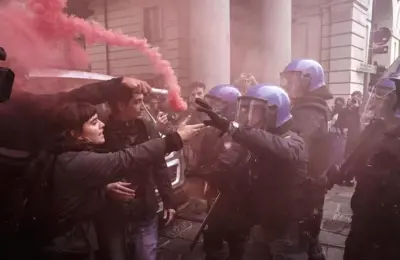 Nasilje na protestima u Italiji: Sukobi sa policijom, blokade i vodeni topovi