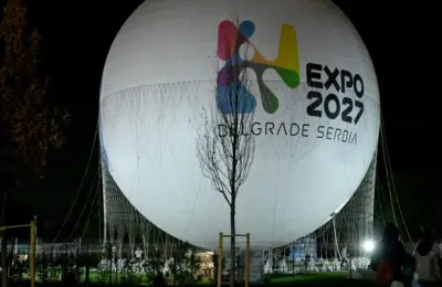 Nova atrakcija iznad prestonice: Panoramski balon na Adi pred poletanjem