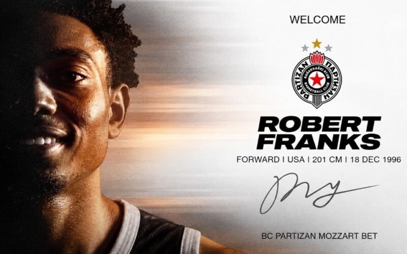 Partizan predstavio novo pojačanje: Amerikanac stigao među crno-bele