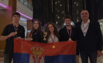 Pet zlata za Srbiju: Učenici Matematičke gimnazije briljirali u Turskoj