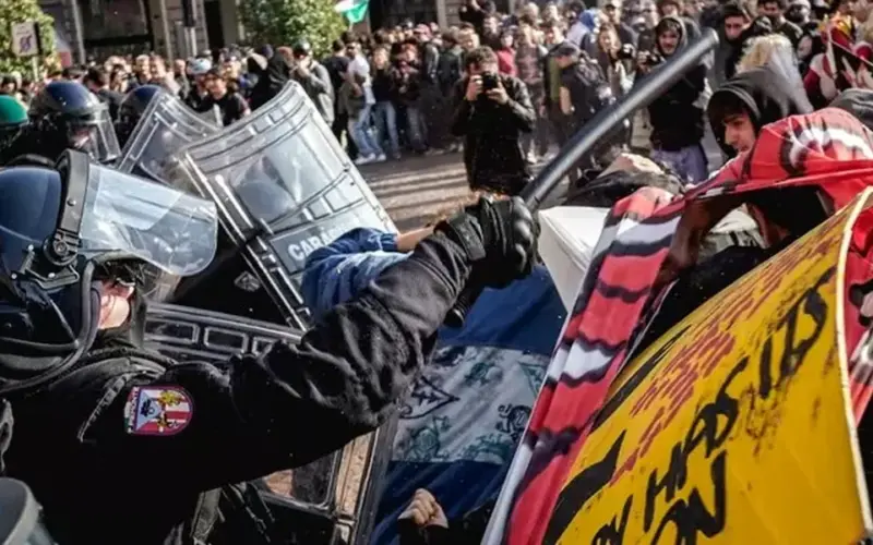 Protesti u Italiji prerasli u nasilje: Povređeno 11 policajaca i 2 karabinjera