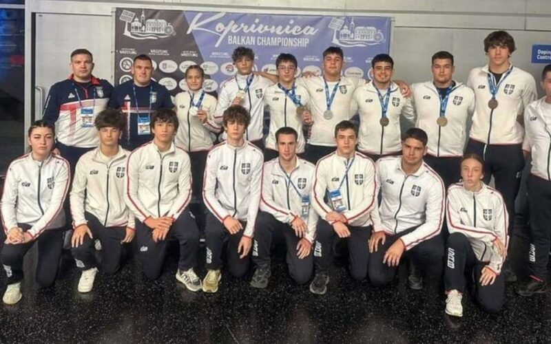 Srbija osvojila 17 medalja na Balkanskom prvenstvu u rvanju