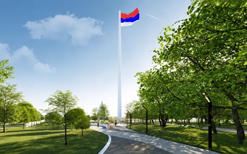 Zastava Srbije na jarbolu od 80 metara: Šta je planirano na Ušću?